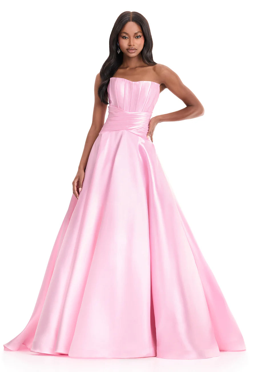 Ashley Lauren 12055 - Long Mikado Ballgown Dress
