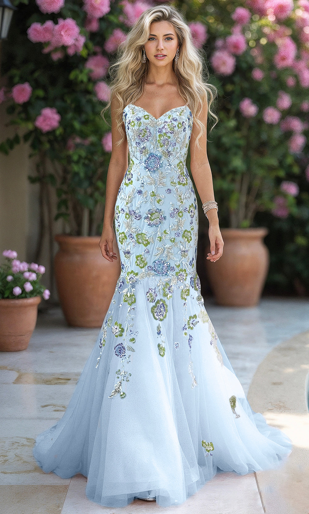 terani couture mermaid dress Terani Couture 261E6270 Long Formal Mermaid Evening Dress