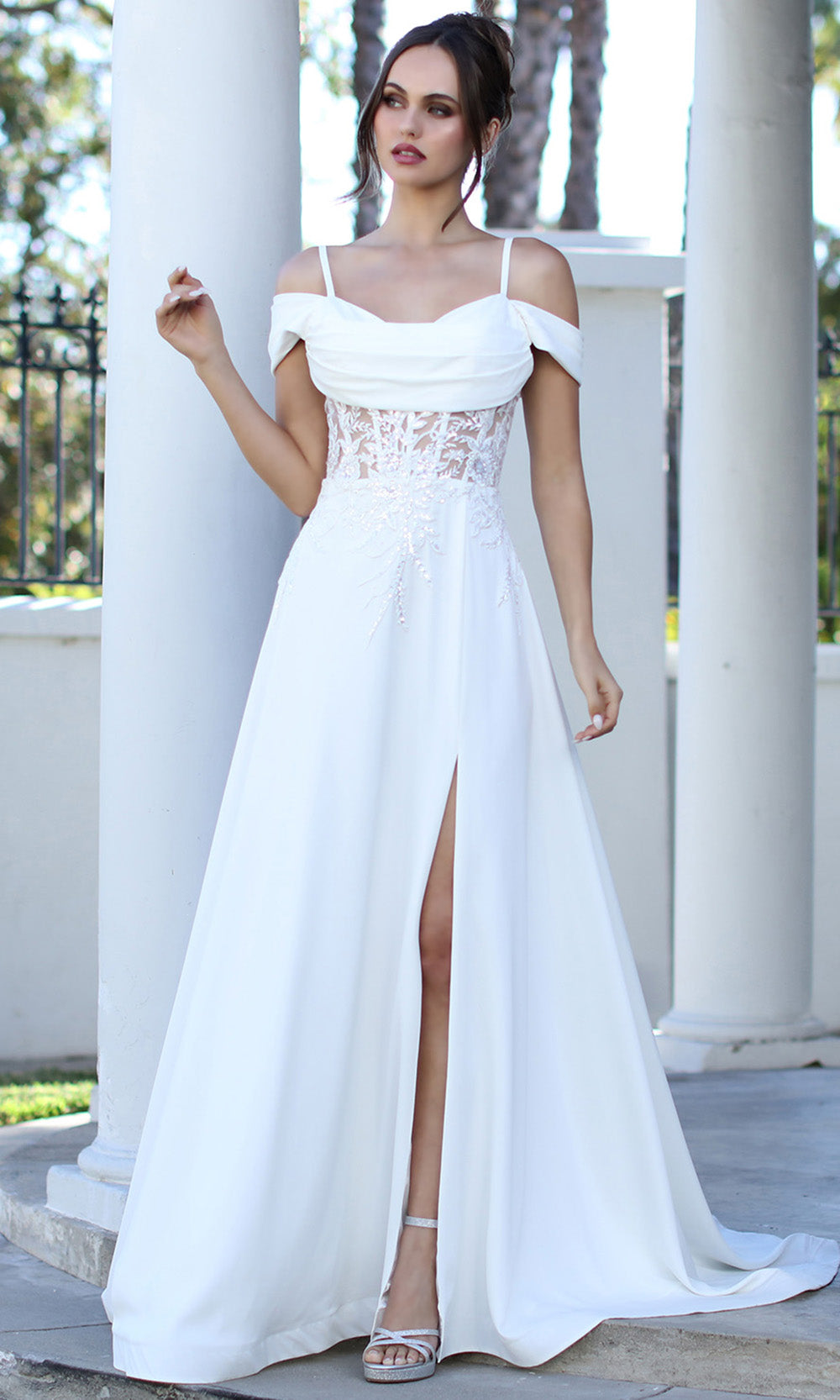 Adora Design 3251-01 - Long A-line Dress