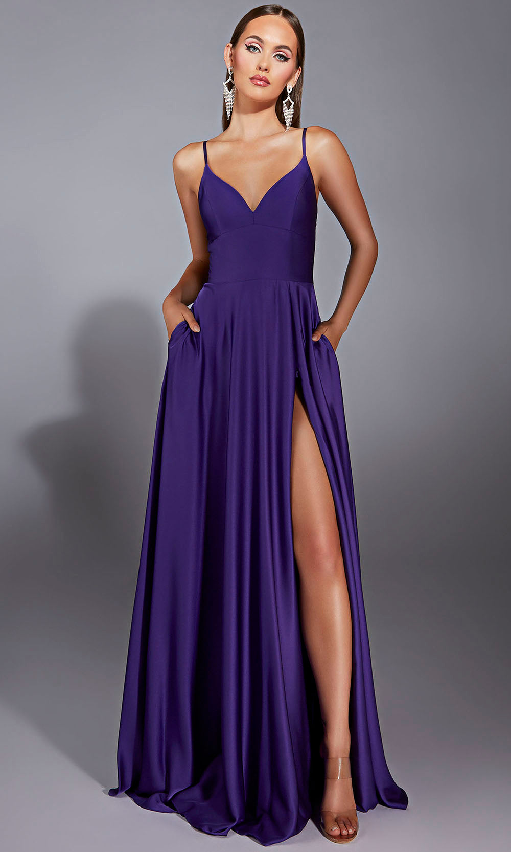 aerie purple dress Aerie At The Barre Smocked Dress