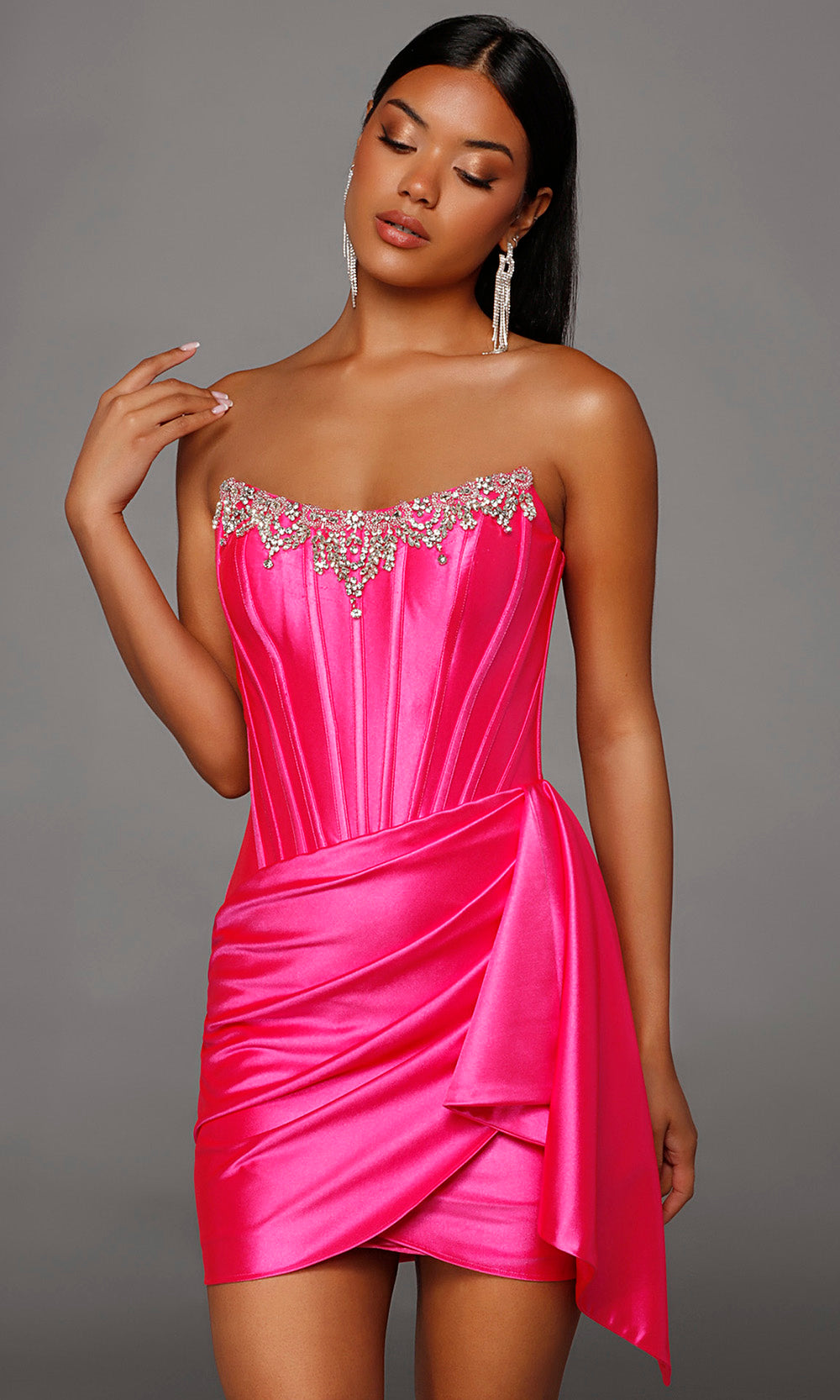fashion forward cocktail dresses Ashley Lauren 4714
