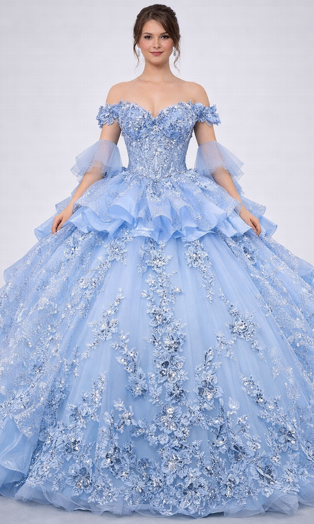 Dancing Queen 5181 - Long Tulle Ballgown Dress