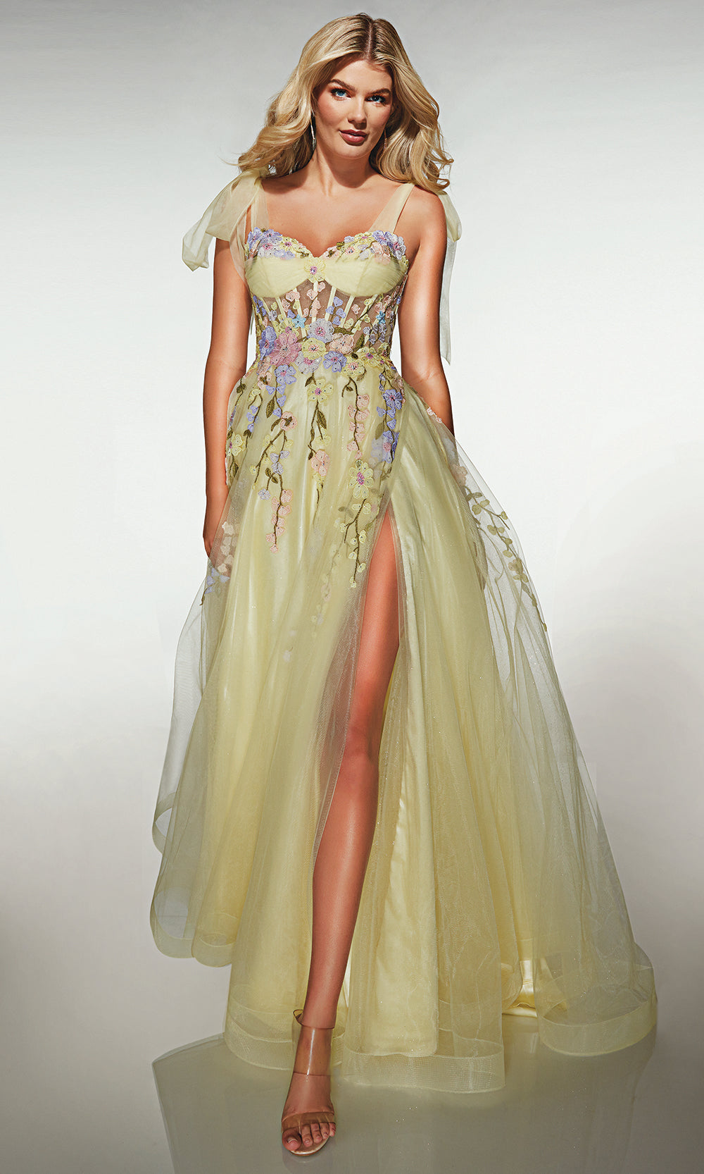 Alyce Paris 62204 - Long Tulle/Lace Ballgown Dress