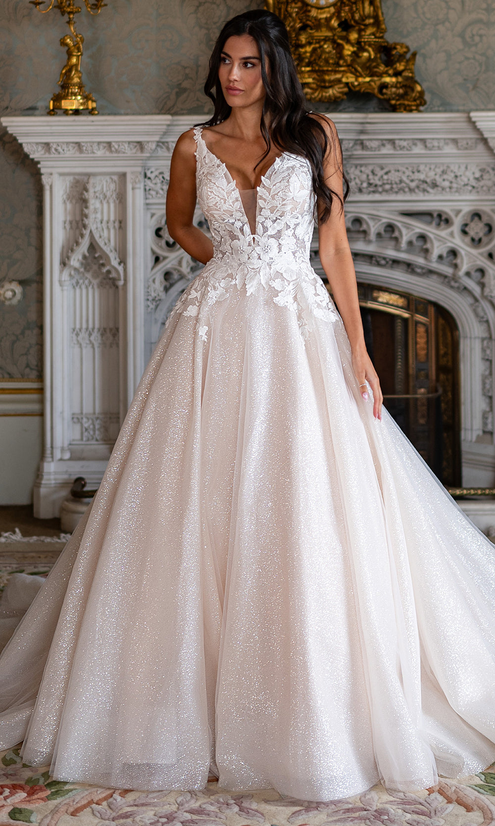 knee length dresses for ladies Corset Strapless Front Slit Back Lace-Up Tulle Wedding Dress with Applique