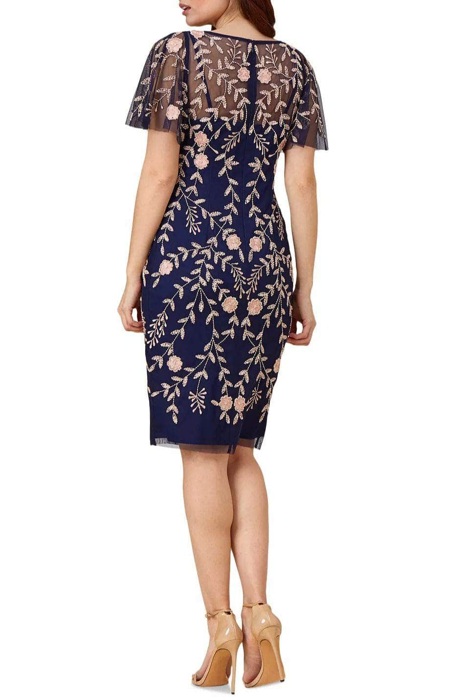 Adrianna Papell AP1E205858 - Sequin Embroidered Dress Adrianna Papell AP1E205858 - Sequin Embroidered Dress
