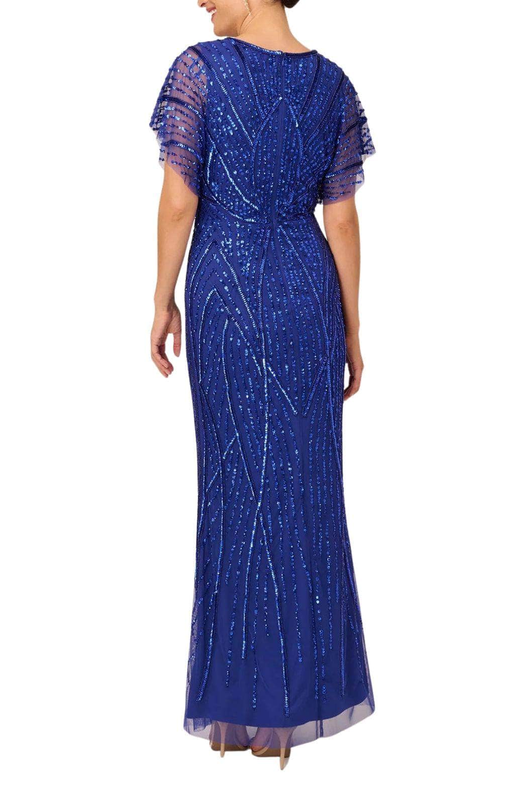 Adrianna Papell AP1E210884 P - Dolman Sleeve Jeweled Evening Dress Couture Candy Adrianna Papell AP1E210884 P - Dolman Sleeve Jeweled Evening Dress Couture Candy