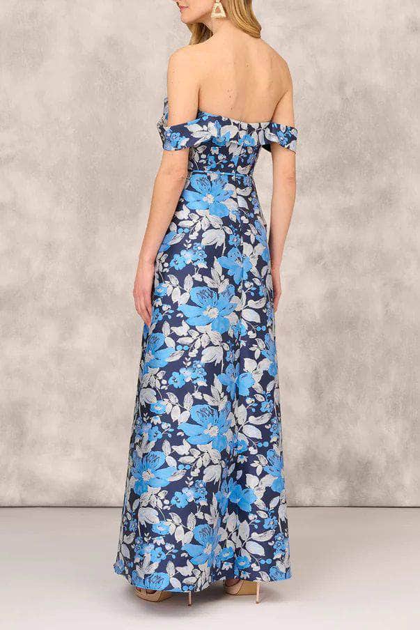 Aidan Mattox MD1E208165 - Floral Off Shoulder Evening Dress Couture Candy Aidan Mattox MD1E208165 - Floral Off Shoulder Evening Dress Couture Candy