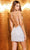 Aleta Couture 1001 - V-Neck Empire Cocktail Dress Cocktail Dresses
