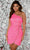 Aleta Couture 1069 - Bow Ornate Sequin Dress Cocktail Dresses 000 / Cinderella Pink