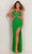 Aleta Couture 1167 - Sleeveless Beaded Prom Dress Special Occasion Dress 000 / Emerald