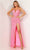 Aleta Couture 1275 - Beaded Fitted Sleeveless Prom Dress Special Occasion Dress 000 / Bright Pink Silver