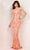 Aleta Couture 274 - V-Neck Crisscross Back Evening Dress Evening Dresses 00 / New Coral