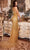 Aleta Couture 662 - Fringe Embellished Sleeveless Prom Gown Prom Dresses