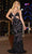 Aleta Couture 868 - Sequin Embellished Sleeveless Evening Gown Prom Dresses 000 / Black