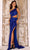 Aleta Couture 889 - One-Sleeve Rhinestone Embellished Prom Gown Prom Dresses 000 / Royal