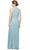 Alex Evenings - 81122434 Laced Draping Long Dress Evening Dresses