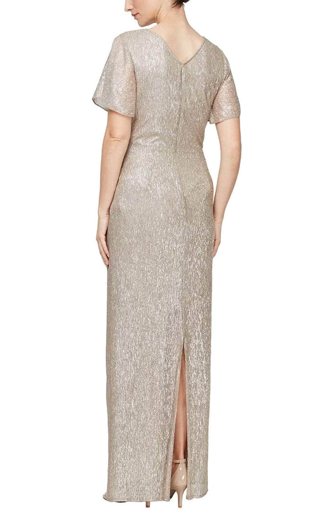 green emerald velvet dress Alex Evenings 8127706
