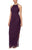 Alex Evenings 8132966 - Cascade Ruffle Long Dress Evening Dresses 2 / Eggplant