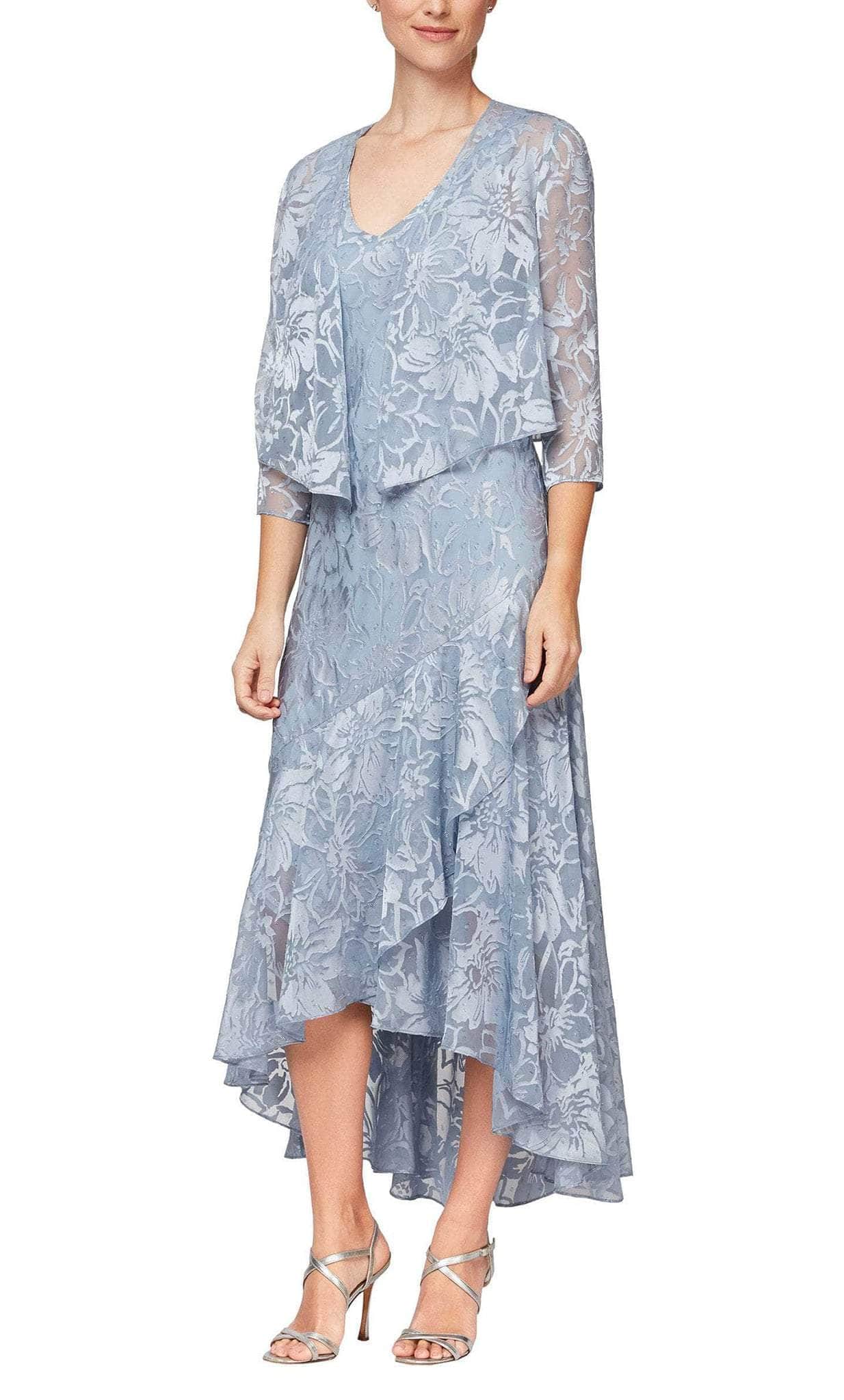 Alex Evenings 8175811 - High Low Formal Dress with Jacket Couture Candy Alex Evenings 8175811 - High Low Formal Dress with Jacket Couture Candy