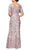 Alex Evenings - 8196611 Flutter Sleeves Sequined Long Gown Mother of the Bride Dresses