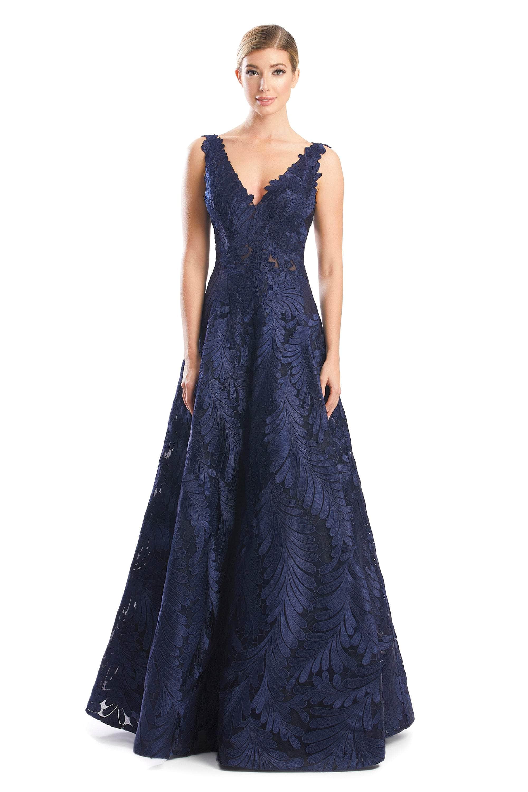 Alexander by Daymor 1750S23 - Leaf Embroidered Formal Dress - Shop Alexander by Daymor dresses on Couture Candy at CoutureCandy.com Alexander by Daymor 1750S23 - Leaf Embroidered Formal Dress - Shop Alexander by Daymor dresses on Couture Candy at CoutureCandy.com