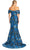 Alexander by Daymor 1891F23 - Off-Shoulder Mermaid Long Dress Special Occasion Dress