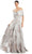 Alexander by Daymor 1959S24 - Off-Shoulder Printed Ballgown Ball Gowns 4 / Blush