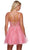 Alyce Paris 3121 - Lace Appliqued A-Line Homecoming Dress Prom Dresses