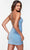 Alyce Paris 4597 - V-Neck Sequined Cocktail Dress Cocktail Dresses