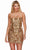 Alyce Paris 4622 - Sequined Cocktail Dress Party Dresses 000 / Gold