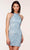 Alyce Paris 4682 - Fringe Detail Halter Cocktail Dress Party Dresses