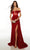 Alyce Paris 61483 - Sequin Off Shoulder Prom Dress Special Occasion Dress 000 / Red