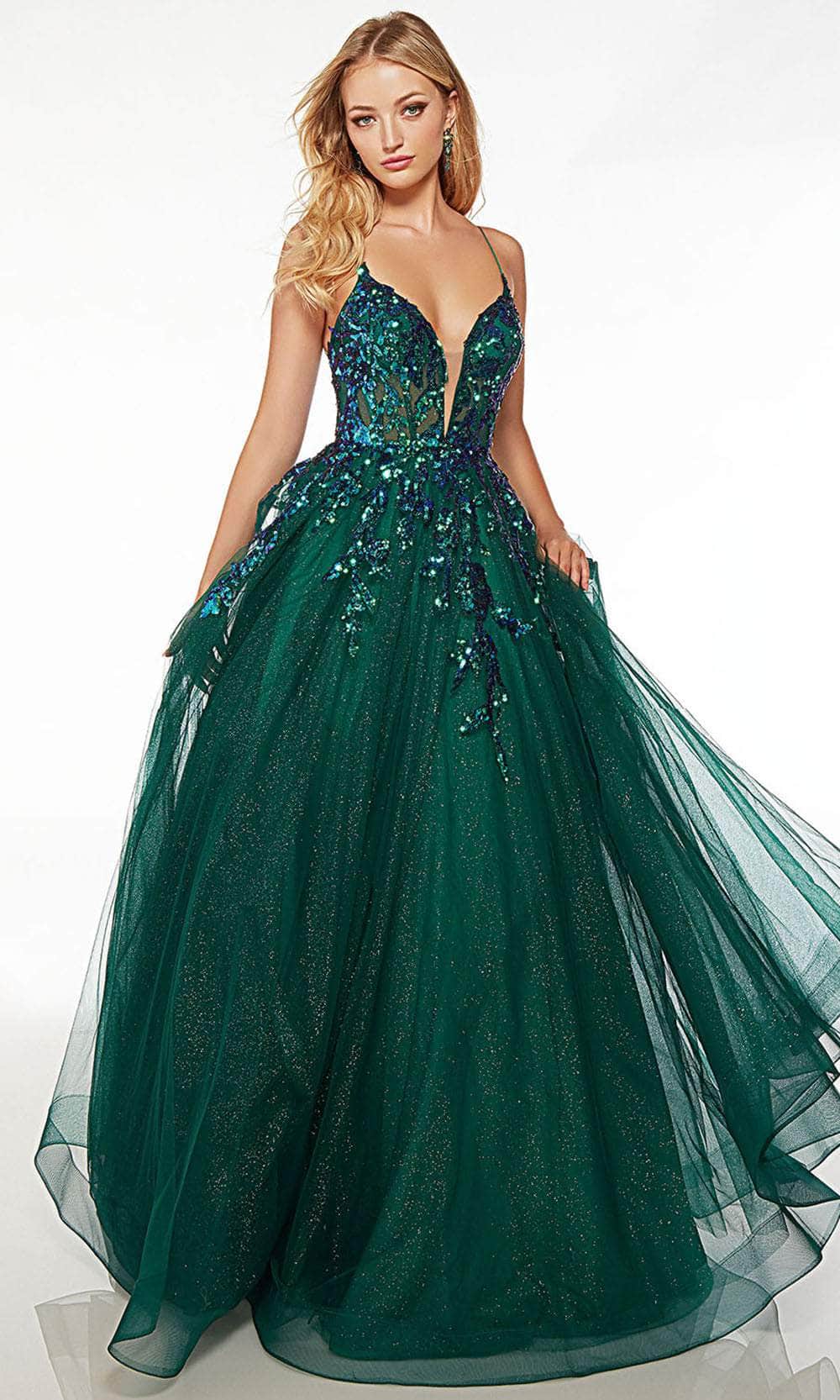 Alyce Paris 61575 - Sequin Plunging Neck Ballgown Alyce Paris 61575 - Sequin Plunging Neck Ballgown