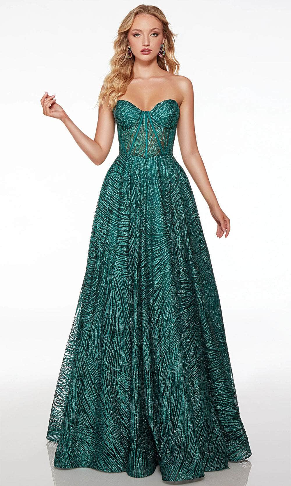 Alyce Paris 61580 - Strapless A-Line Evening Dress Alyce Paris 61580 - Strapless A-Line Evening Dress