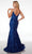 Alyce Paris 61607 - Plunging V-Neck Mermaid Prom Dress Special Occasion Dress