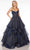 Alyce Paris 61637 - Bustier Glitter Prom Dress Special Occasion Dress 000 / Midnight
