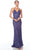 Alyce Paris 88009 - Spaghetti Strap Sheath Evening Dress Special Occasion Dress 000 / Grape