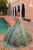 Amarra 54314 - Beaded Lace Ballgown with Hooded Cape Special Occasion Dress