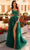 Amarra 88729 - Embroiders Sleeveless Ballgown Special Occasion Dress 0 / Emerald