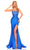 Amarra 88781 - Rhinestone Bodice Prom Dress Special Occasion Dress 000 / Royal Blue