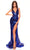 Amarra 88789 - Metallic Sequin Prom Dress Special Occasion Dress 000 / Royal Blue