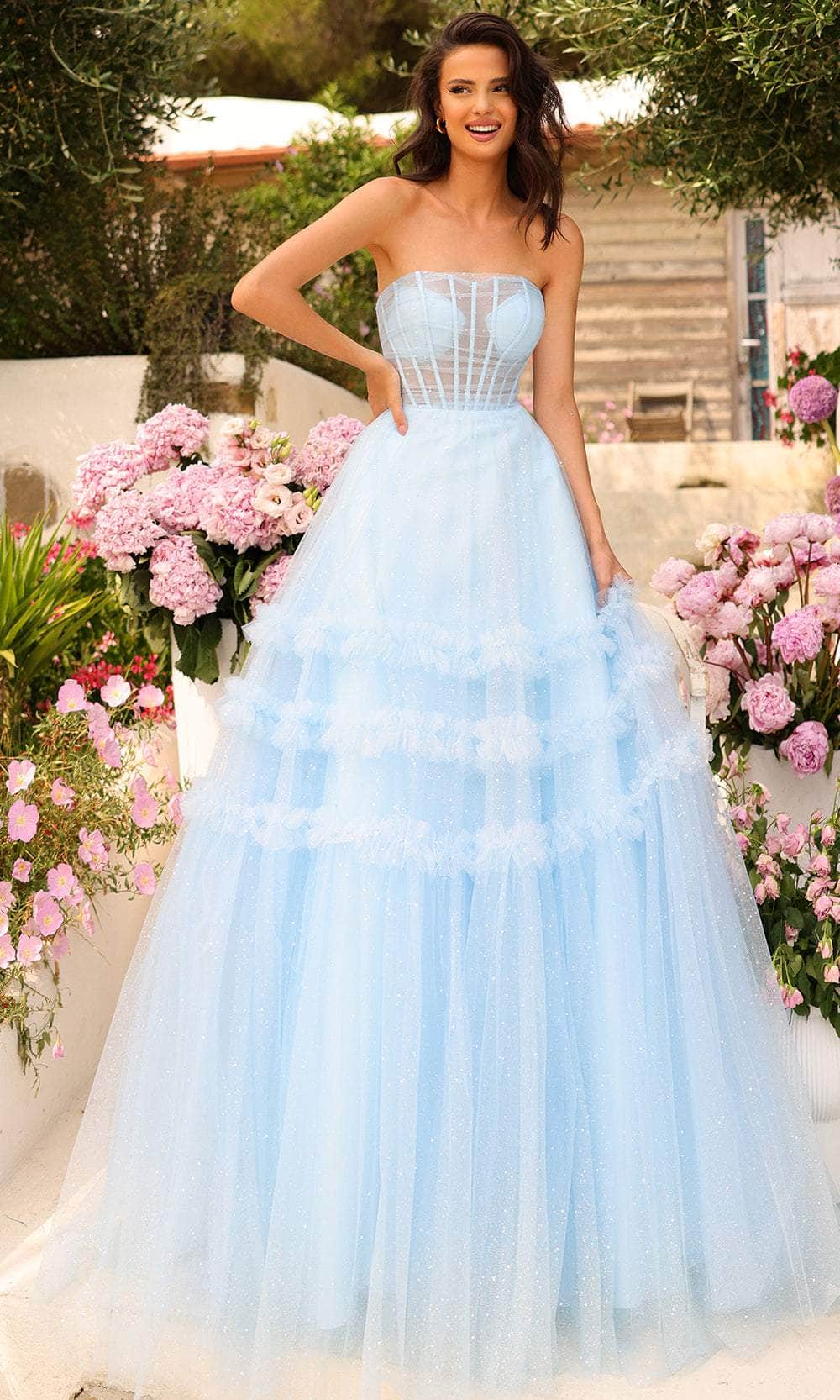 white christmas dresses Charming A Line Sweetheart Blue Corset Beaded Long Prom Dress with Slit white christmas dresses Charming A Line Sweetheart Blue Corset Beaded Long Prom Dress with Slit