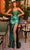 Amarra 88826 - Sequin Fringe Sheath Evening Dress Special Occasion Dress 000 / Emerald