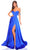 Amarra 88856 - Rhinestone Embellished Off-Shoulder Prom Dress Special Occasion Dress 000 / Royal Blue