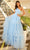 Amarra 88863 - Asymmetrical Tiered Evening Dress Special Occasion Dress 000 / Light Blue