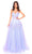 Amarra 88874 - Glitter Floral Evening Dress Special Occasion Dress 000 / Periwinkle