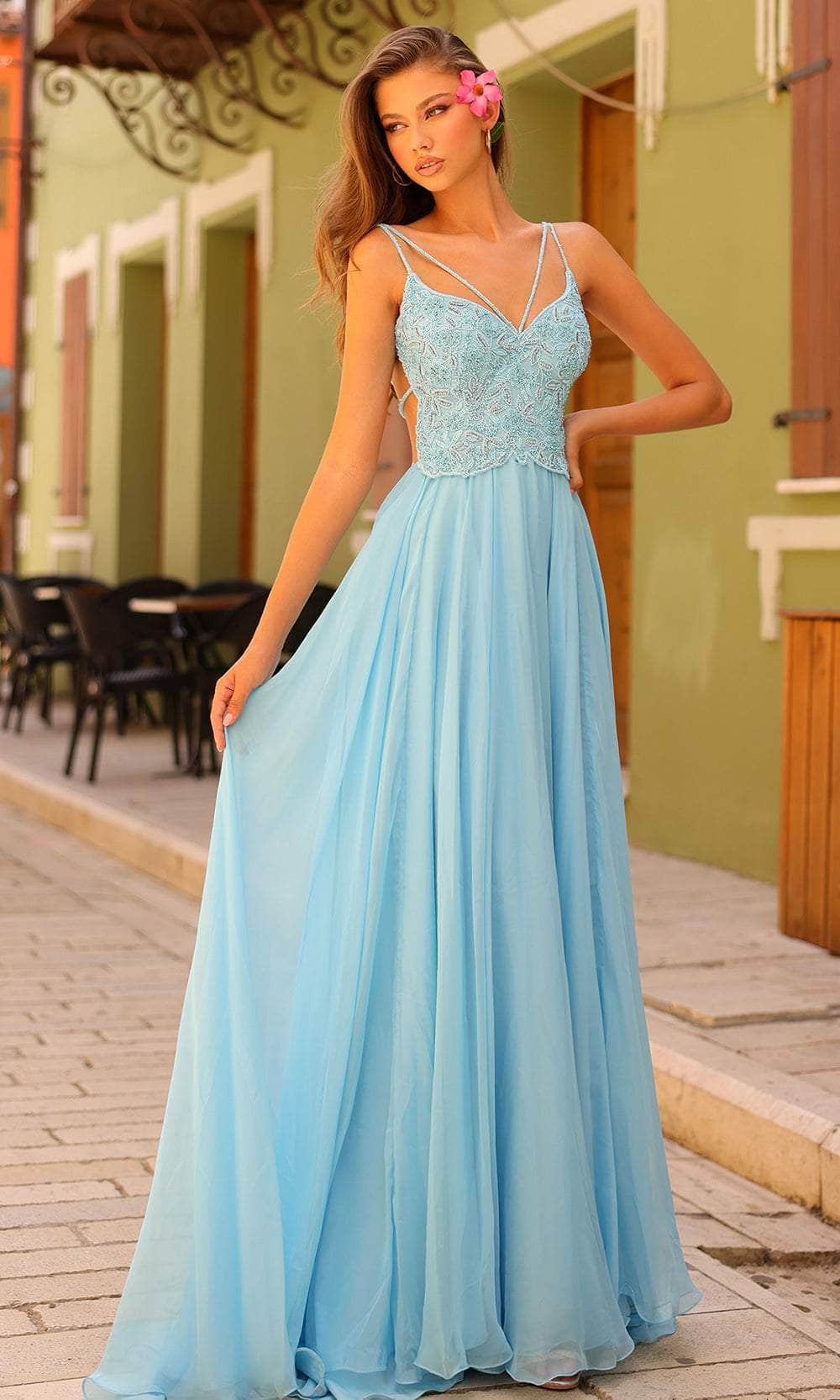 Amarra 94008 - Bead Embellished A-Line Evening Dress Couture Candy Amarra 94008 - Bead Embellished A-Line Evening Dress Couture Candy