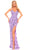 Amarra 94015 - Spaghetti Strap Adorned Prom Dress Special Occasion Dress 000 / Lilac