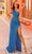 Amarra 94264 - Cutout Back Beaded Prom Gown Special Occasion Dress 000 / Peacock