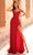 Amarra 94294 - Cold Shoulder Sequin Evening Gown Special Occasion Dress 000 / Red